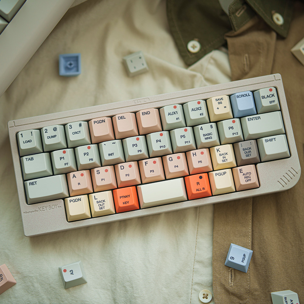 Retro Gaming Laptop - FBB キーキャップ S9000 レトロスタイルチェリーメカニカルキーボード用キーキャップゲームオフィスラップトップアクセサリー 1.7 ミリメートル厚さ