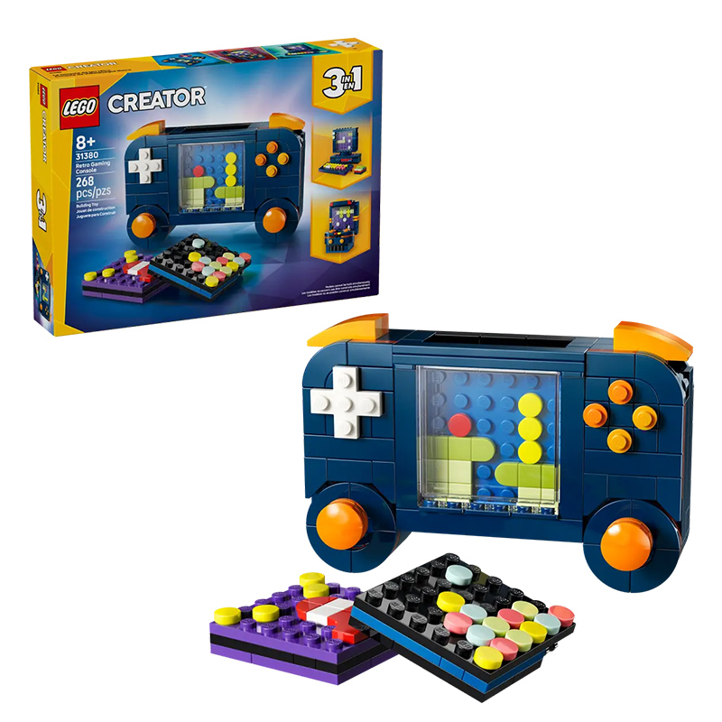 Retro Gaming Lego - レゴ クリエイター 3in1 ビルディングブロック LG-31380 レトロゲーム機