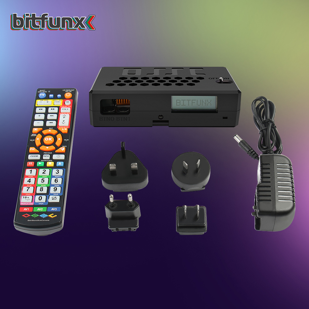Retro Gaming Hard Drive - Bitfunx OSSC HW V1.8 オープンソース スキャンコンバーター