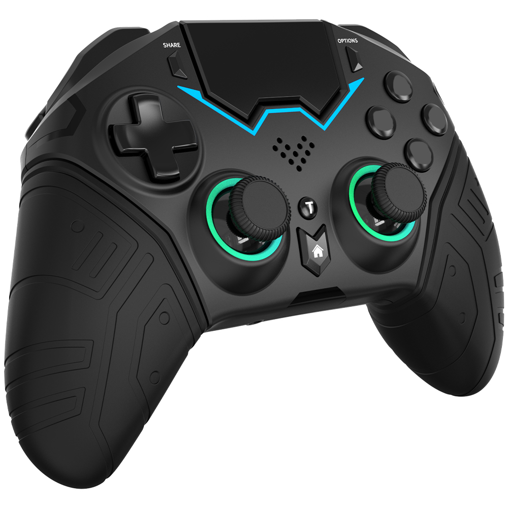 Retro Gaming Corps - PS4、PS3、プレイステーション4、3、携帯電話、PC、Android TV対応 ワイヤレスコントローラー Bluetoothゲームパッド ジョイスティック ゲーム用