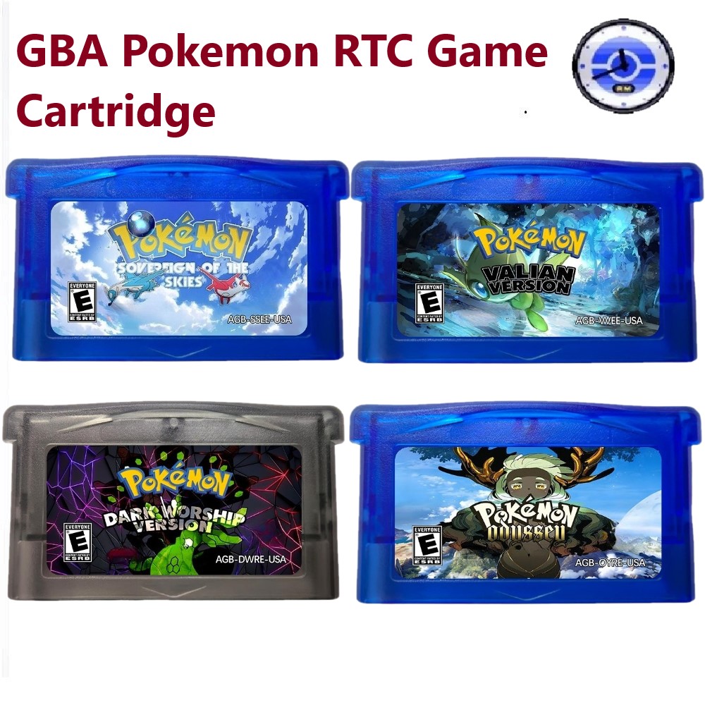 Rom Cartridge Flash - GBA RTC 英語ゲームカートリッジ、ポケモン ヴァリアント、オデッセイ、ソベレイン オブ ザ