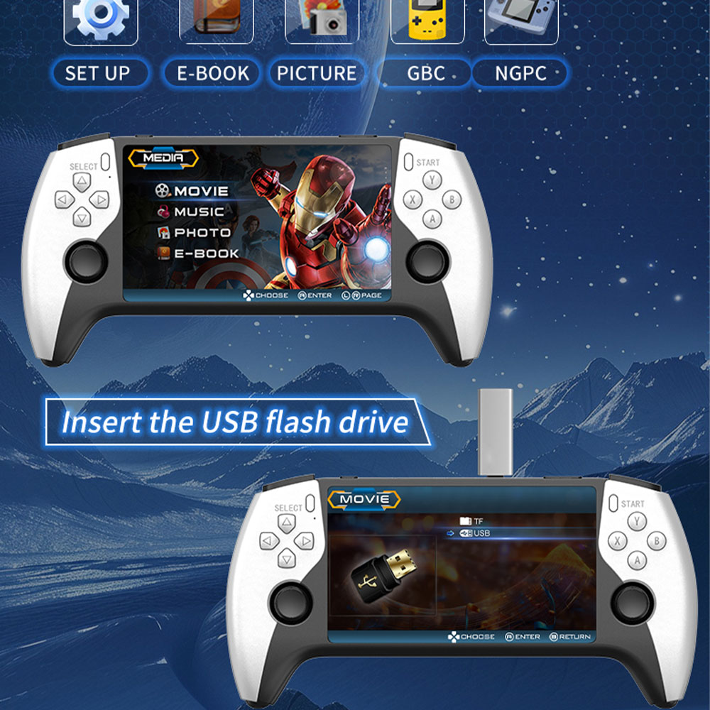 2026年新型SF3500 5インチ携帯ゲーム機 PS1 G - Retro Gaming Usb のレビューと価格