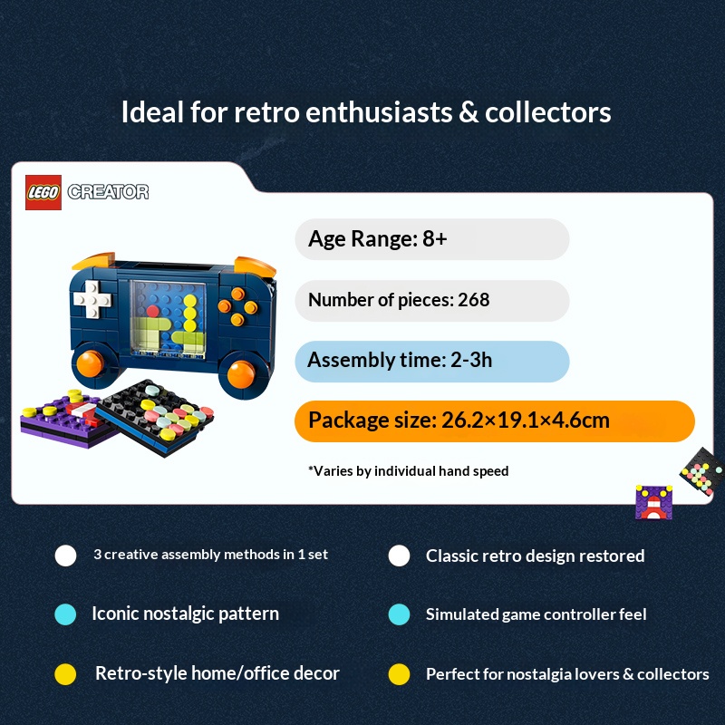 レゴ クリエイター 3in1 ビルディングブロック LG-3 - Retro Gaming Lego のレビューと価格