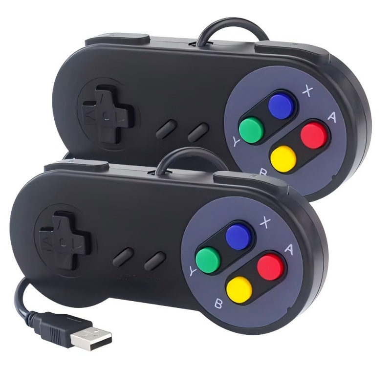 2 個の USB ゲームパッドレトロゲームジョイスティック有 - Retro Gaming Usb のレビューと価格