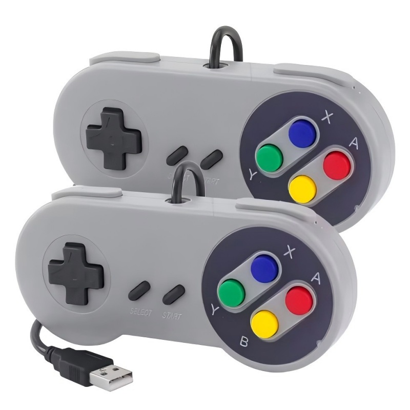 2 個の USB ゲームパッドレトロゲームジョイスティック有 - Retro Gaming Usb のレビューと価格