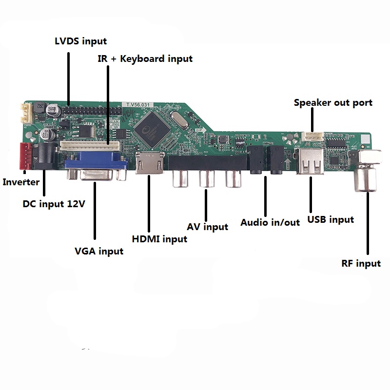 TV56 コントローラボードキット、LP141WX3-TLN - Controller Adapter Usb のレビューと価格