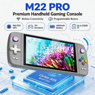 軽量M22レトロポケットゲーム機 3000mAh長時間バッテ - Retro Gaming Uk のレビューと価格