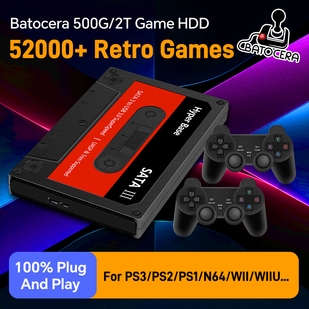 Batocera 500G レトロゲームハードドライブ 48 - Retro Gaming Hard Drive のレビューと価格