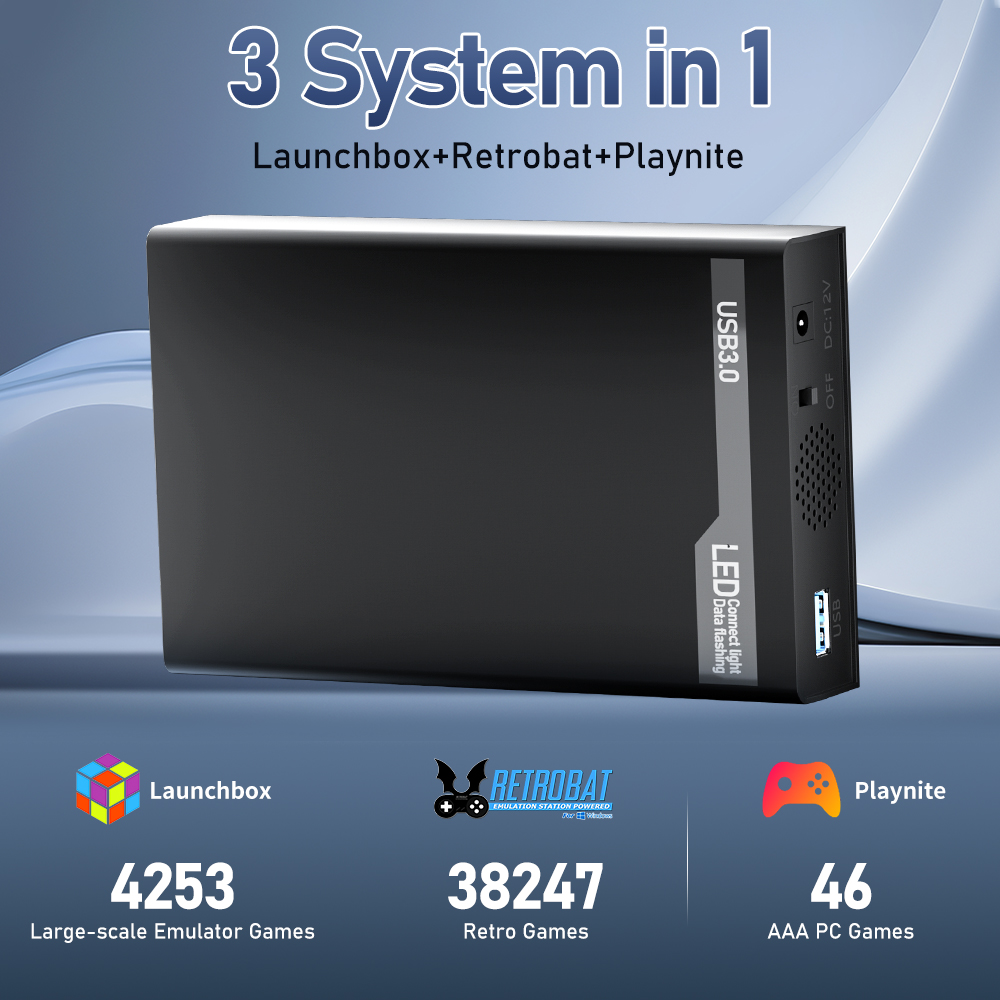 500GB, 3 in 1,ps3,ps2,switch,x - Retro Gaming Hard Drive のレビューと価格