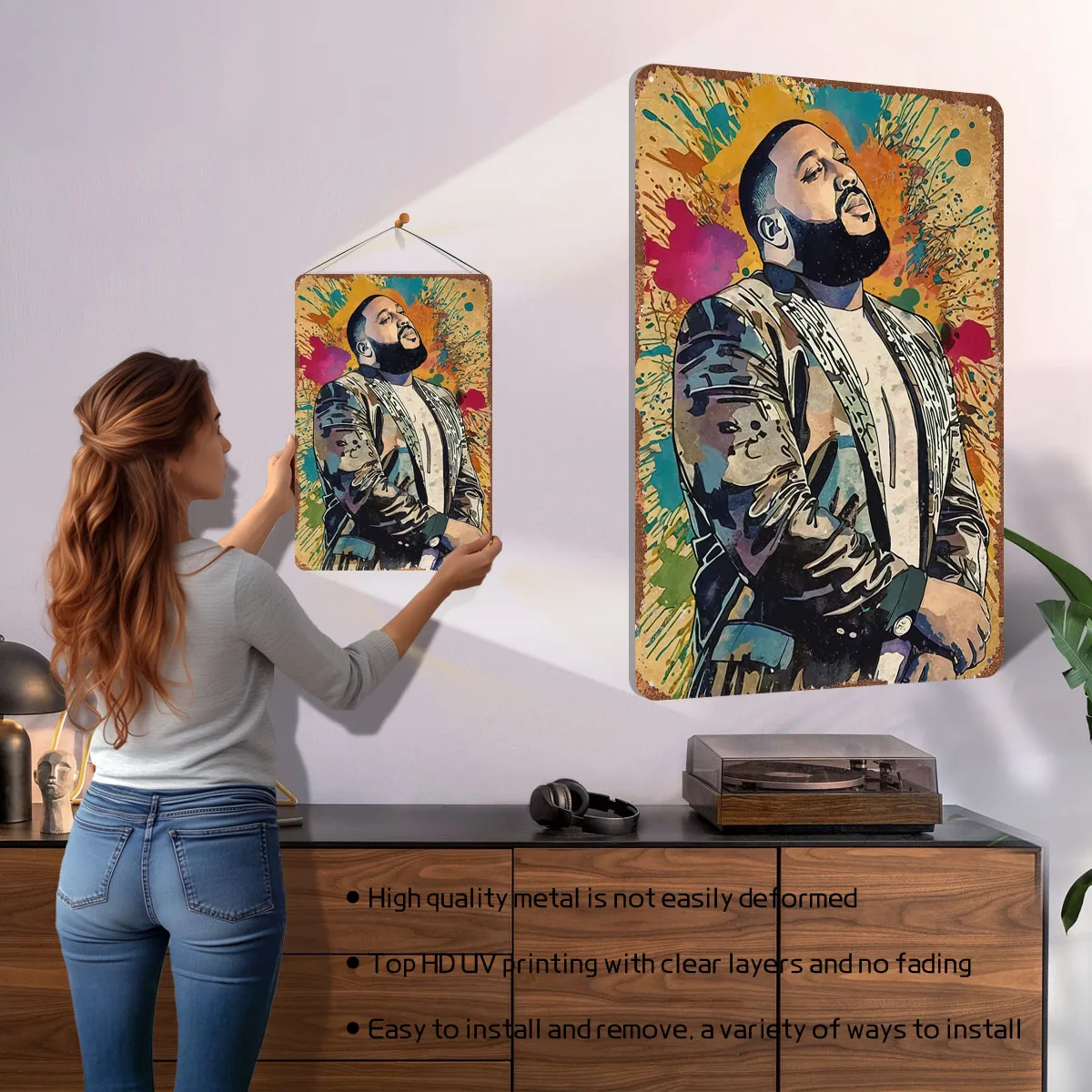 DJ Khaled ポスター ロックシンガー メタルサイン  - Retro Gaming At のレビューと価格