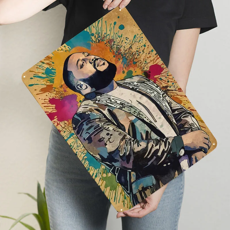DJ Khaled ポスター ロックシンガー メタルサイン  - Retro Gaming At のレビューと価格