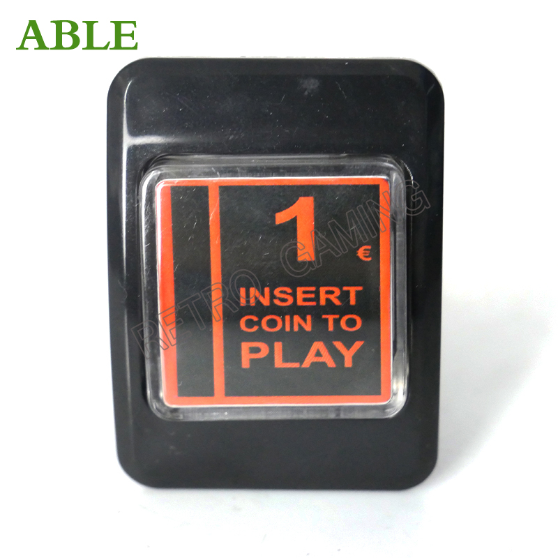 1 € プッシュボタン,クレジットアーケード用,コイン操作, - Retro Gaming Store のレビューと価格