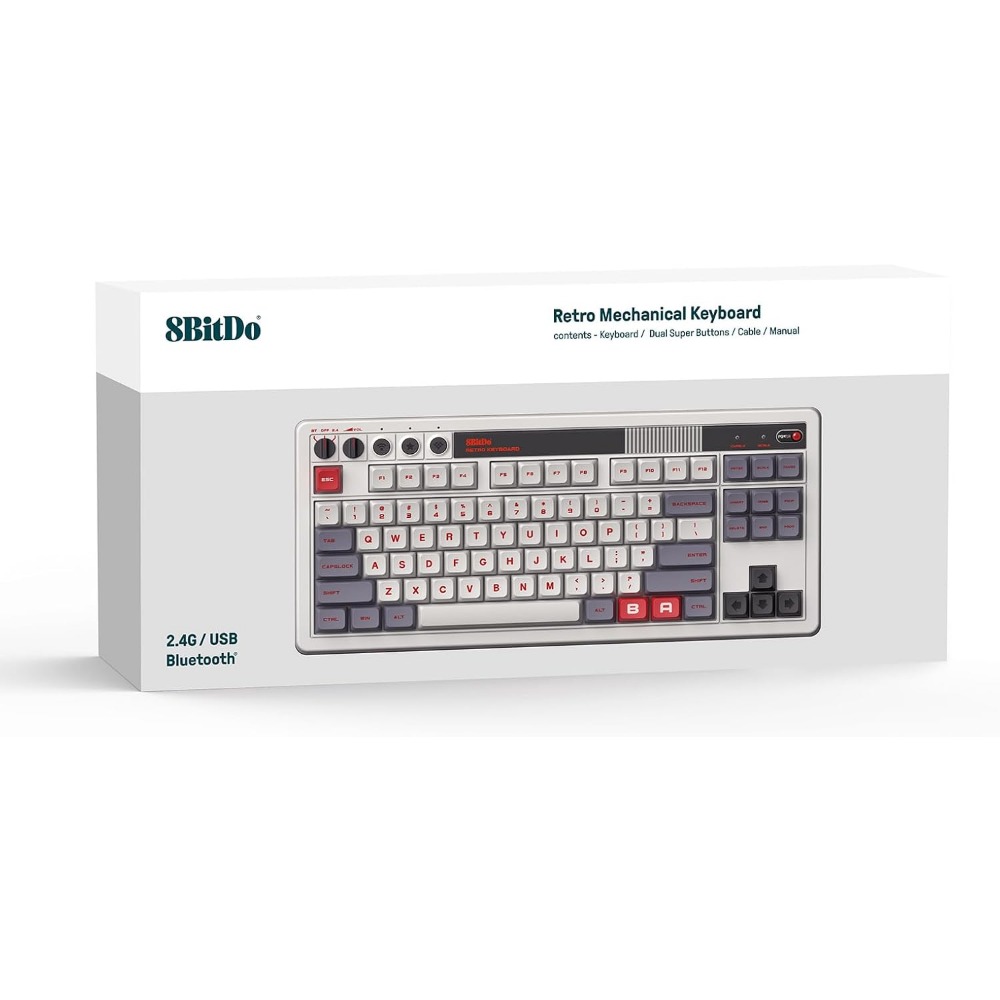 レトロなメカニカルゲーミングキーボード、Bluetooth/ - Retro Gaming Uk のレビューと価格