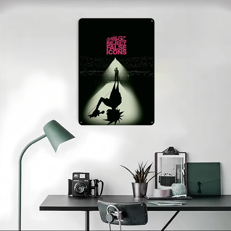 ゴリラズ「Reject False Icons」プリントポス - Retro Gaming Icons のレビューと価格