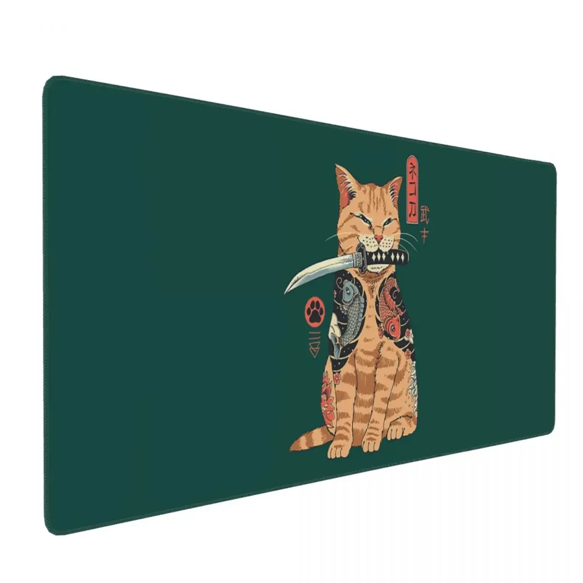 カタナ猫レトロサムライヤクザホルダー大型マウスパッドコンピュ - Retro Gaming Laptop のレビューと価格