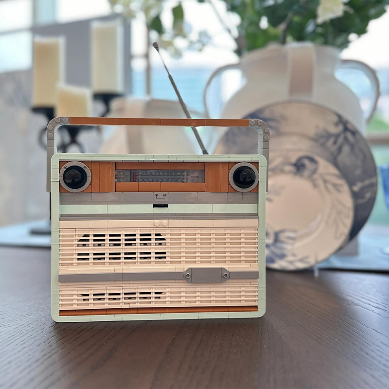 906ピース クリエイティブDIY 1970年代トランジスタ - Retro Gaming Lego のレビューと価格