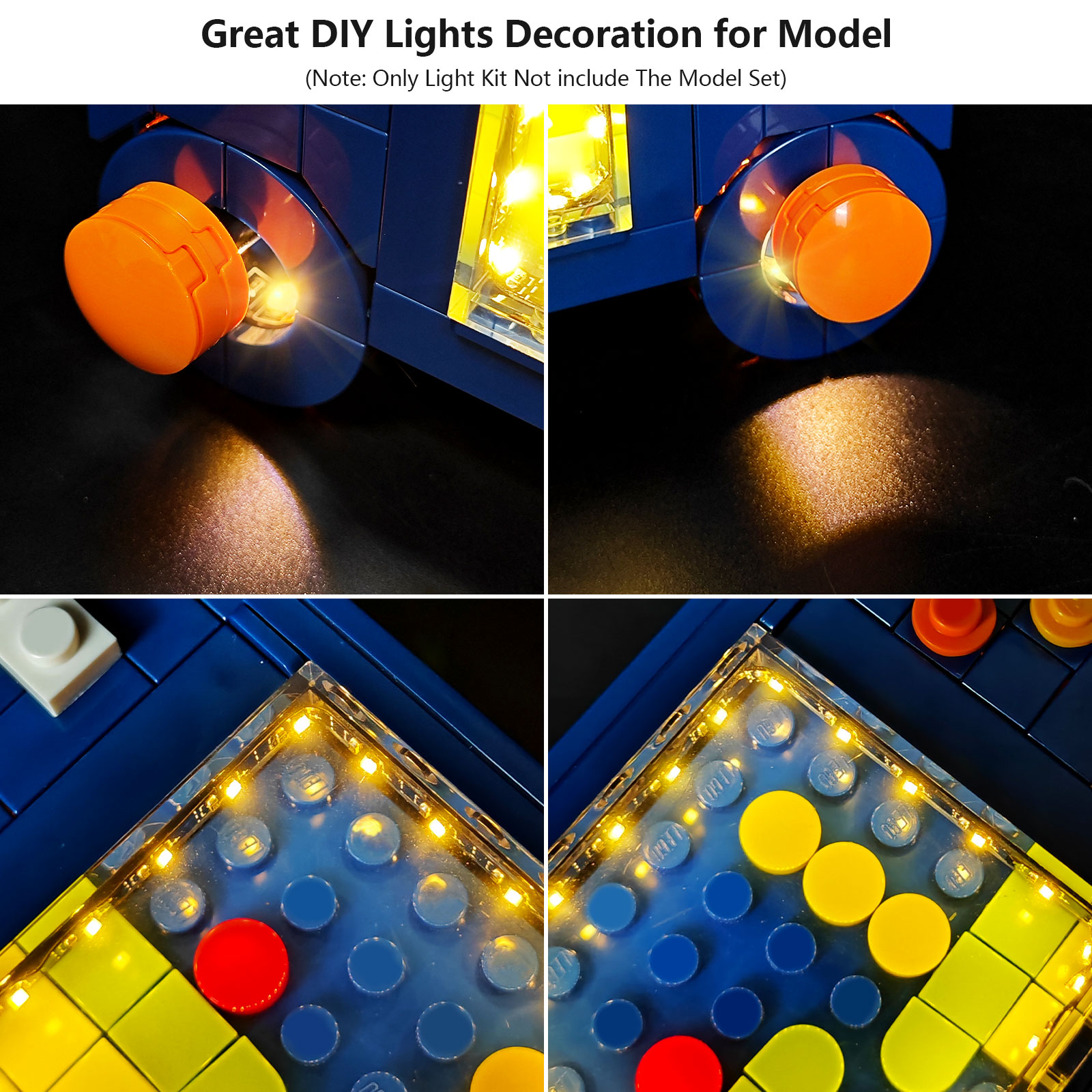 BRIXSPARK LED照明キット レゴ31380用、レト - Retro Gaming Lego のレビューと価格