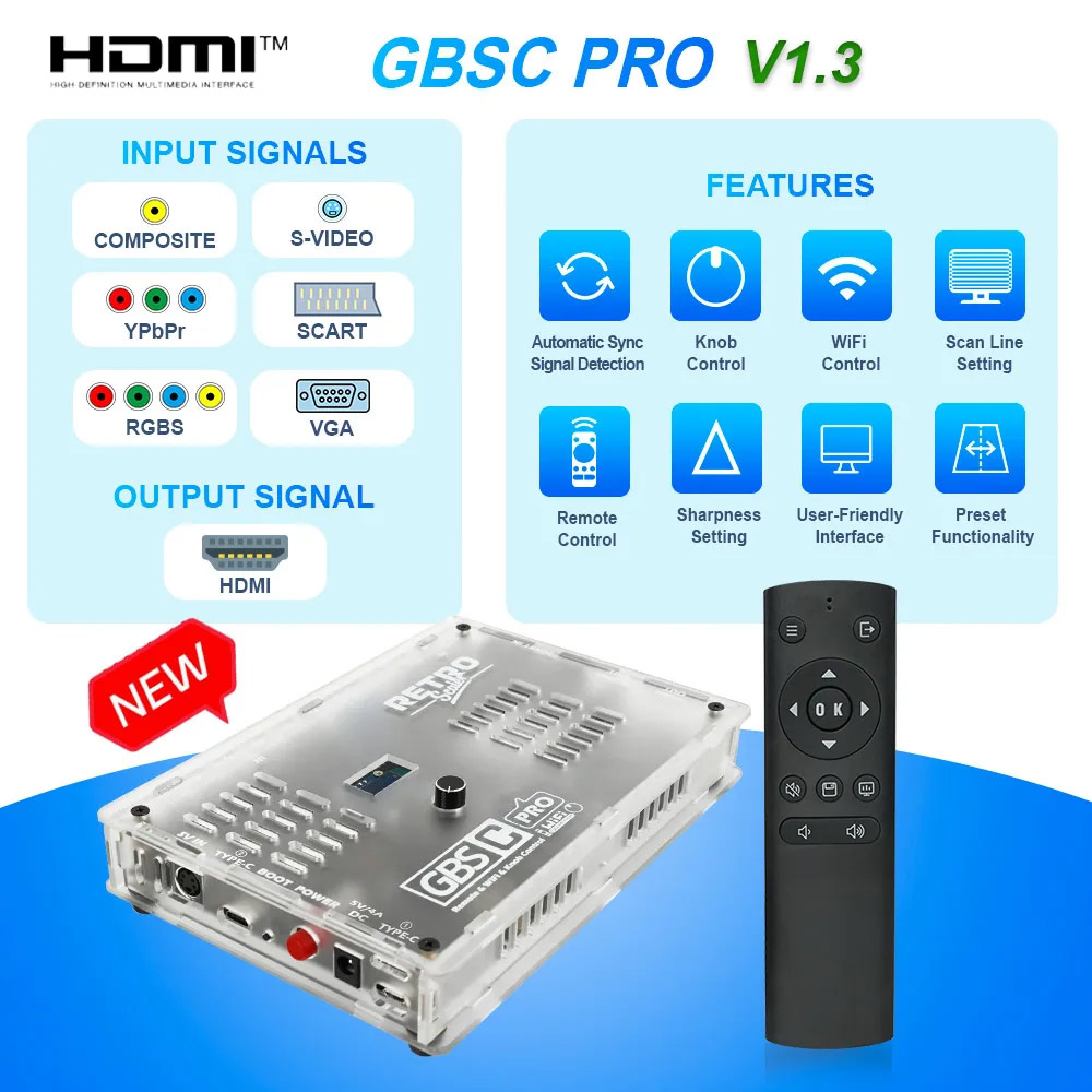 RetroScaler GBS Control Pro GB - Retro Gaming Hard Drive のレビューと価格