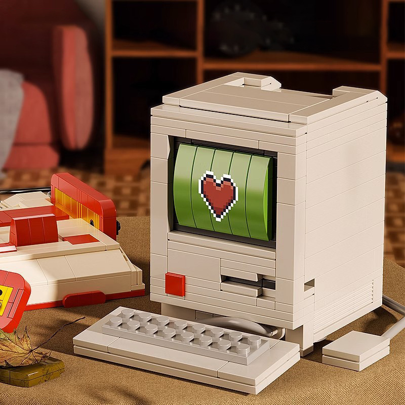 クリエイティブレトロ電子タイプライターゲームコンソールウォー - Retro Gaming Lego のレビューと価格