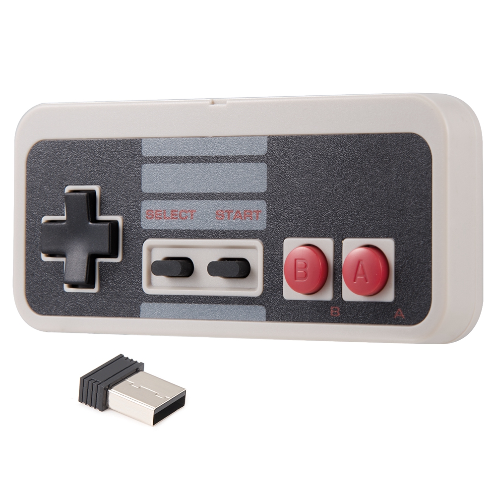 Nesゲーム用の2.4 ghzワイヤレスコントローラー,wi - Retro Gaming Usb のレビューと価格
