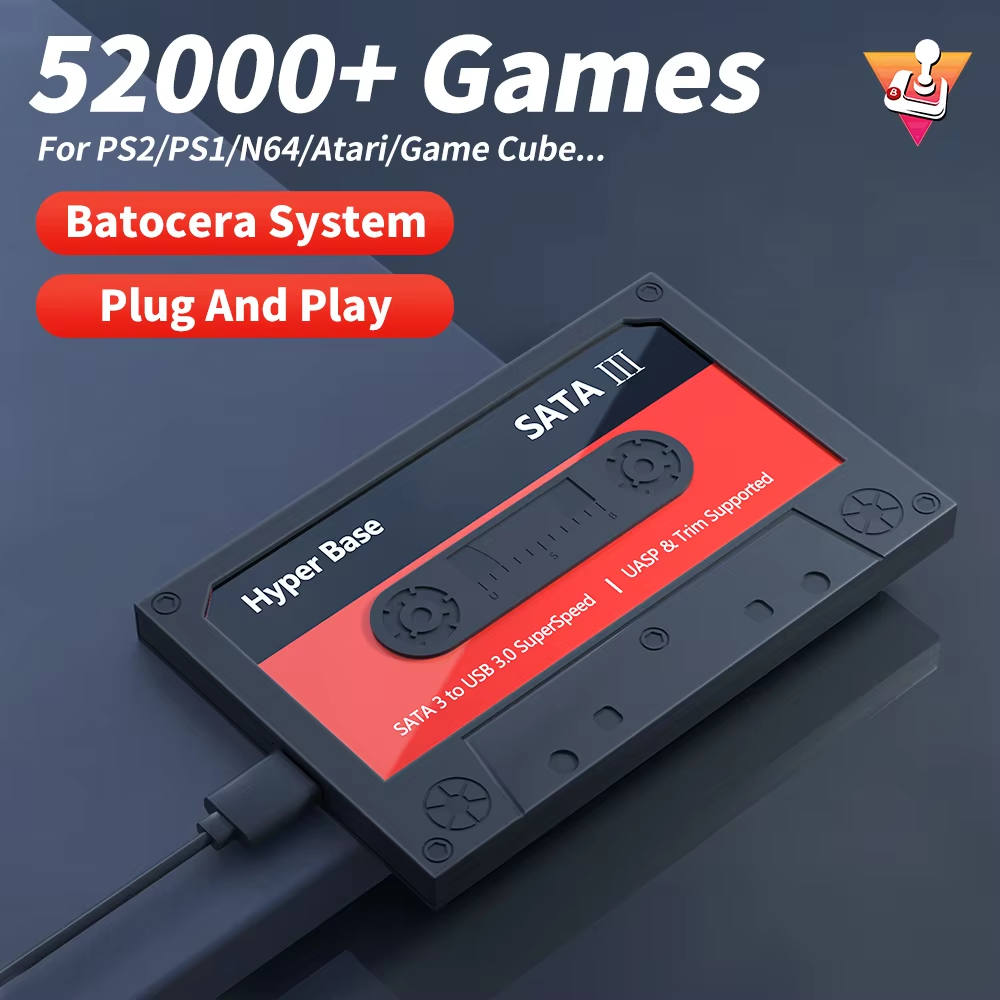 Batocera 500G/2T レトロゲームハードドライブ - Retro Gaming Hard Drive のレビューと価格