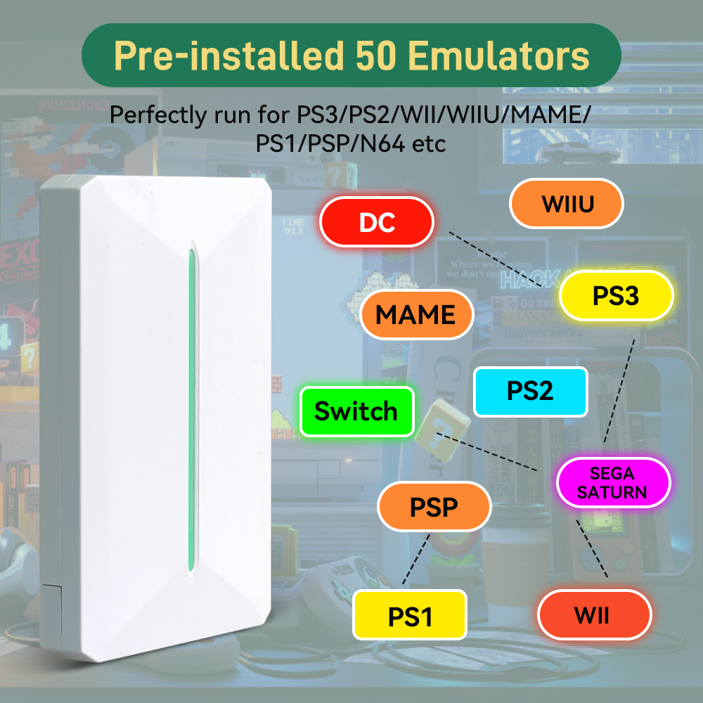 ラップトップ用外付けハードドライブ,プレイナイトおよびレトロ - Retro Gaming Hard Drive のレビューと価格