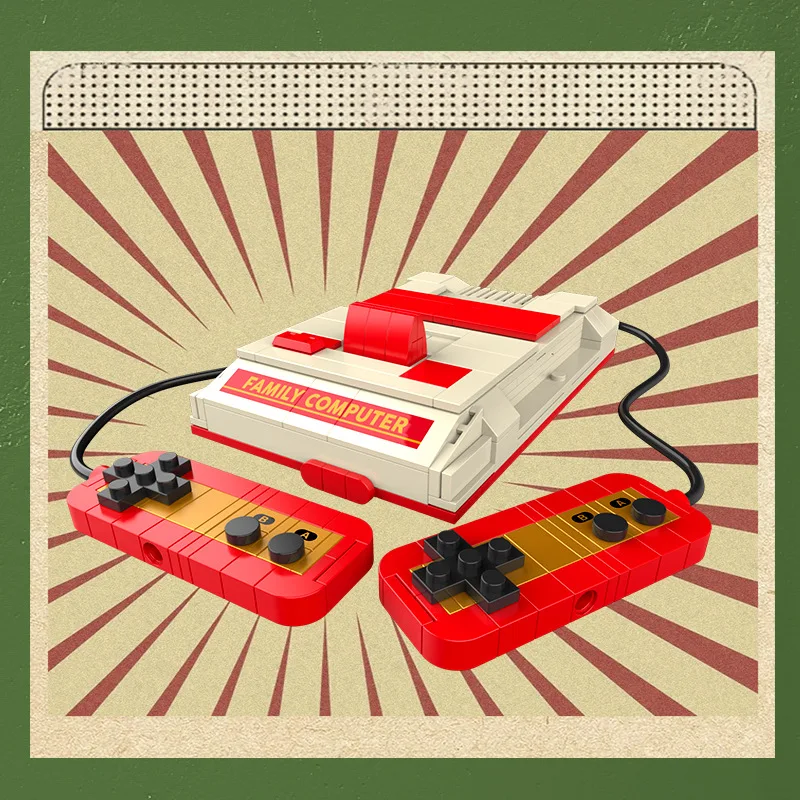 DIY レトロ家電家具テレビコンピュータテープウォークマンプ - Retro Gaming Lego のレビューと価格