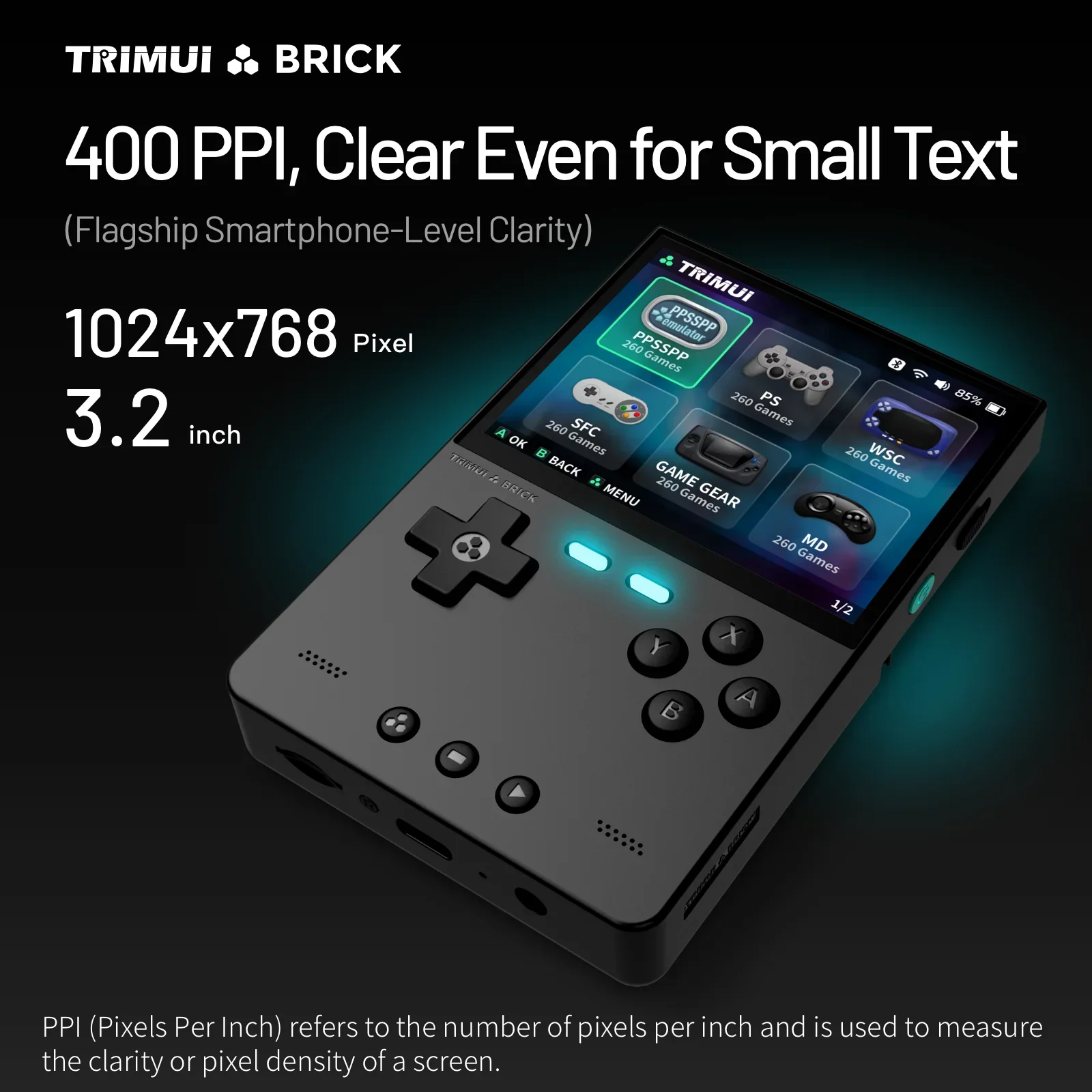 TRIMUI BRICK 携帯ゲーム機 3.2インチIPSス - Retro Gaming Usb のレビューと価格