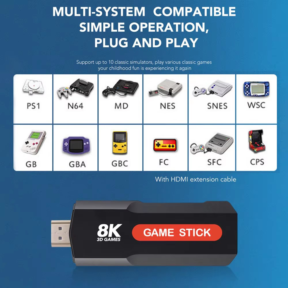 X2ゲームスティックHD 4K 8K 3Dコンソール デュア - Retro Gaming Usb のレビューと価格