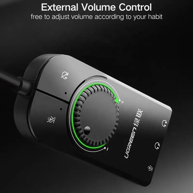 UGREEN USBサウンドカード 外付けサウンドカード 音 - Controller Adapter Usb のレビューと価格