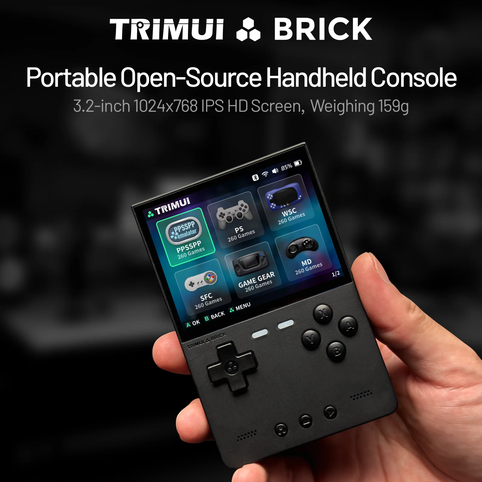 TRIMUI BRICK 携帯ゲーム機 3.2インチIPSス - Retro Gaming Usb のレビューと価格