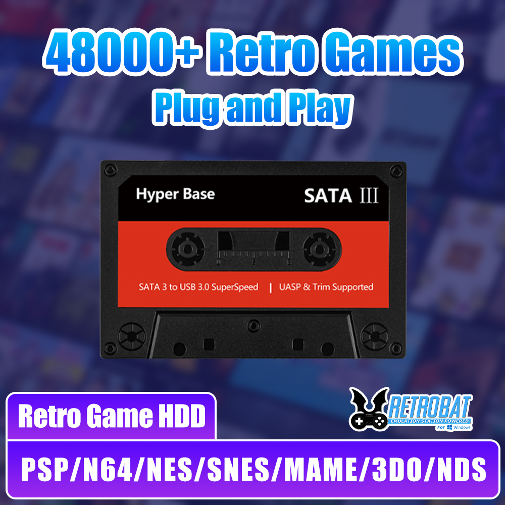 Batocera 500G ゲームハードドライブ内蔵 480 - Retro Gaming Hard Drive のレビューと価格