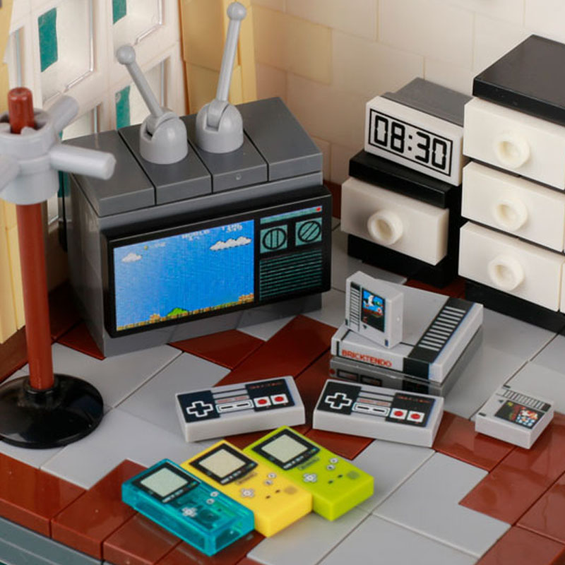 MOC ゲームコンソールコンピュータモデル Buidling - Retro Gaming Lego のレビューと価格