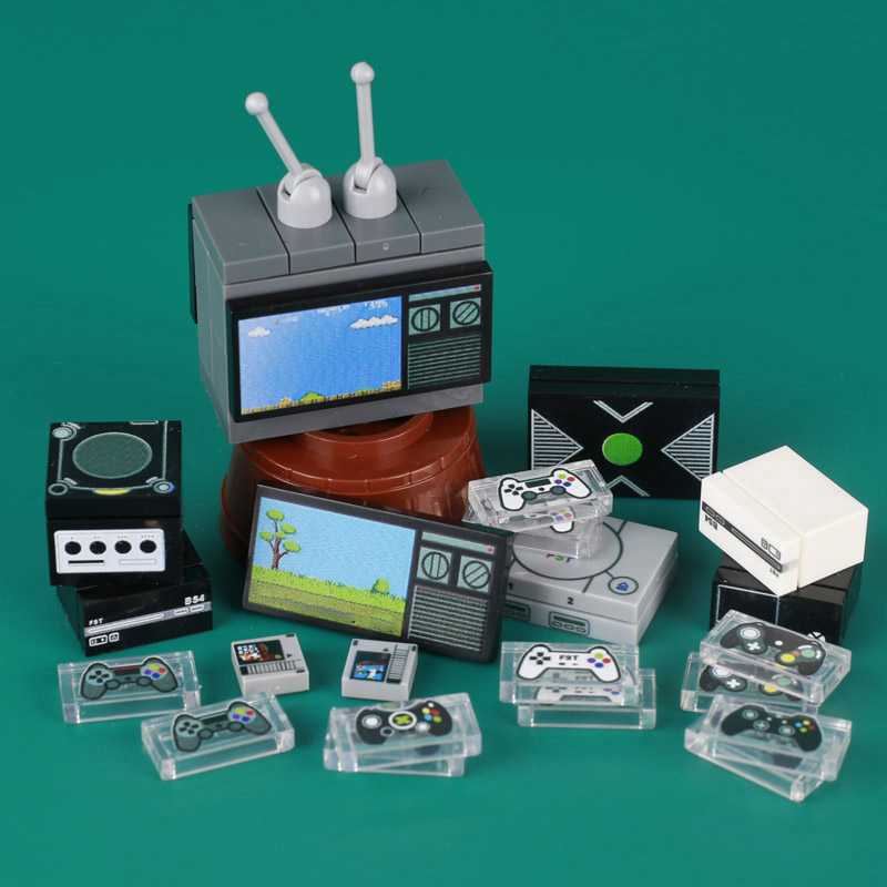 MOC ゲームコンソールコンピュータモデル Buidling - Retro Gaming Lego のレビューと価格